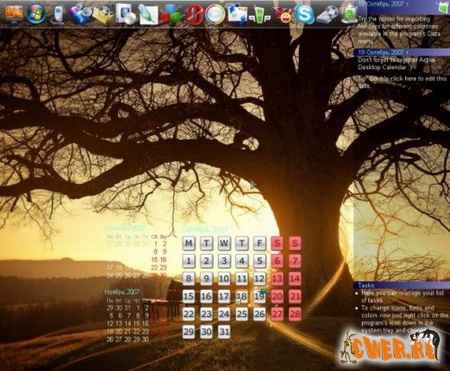 Active Desktop Calendar 7.4 Build 080128