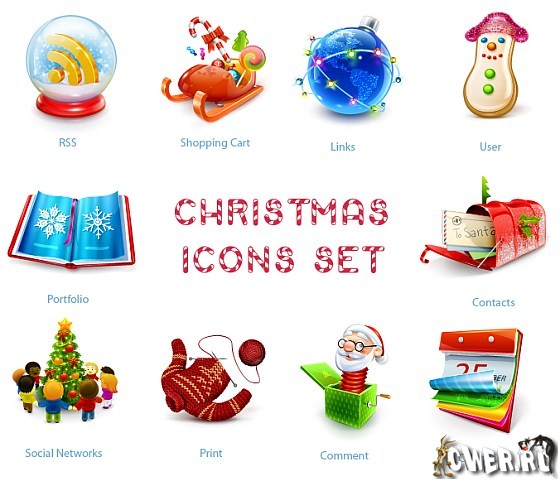 Christmas Icons Set