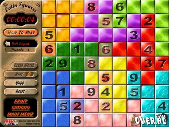 Sudoku Latin Squares Gold