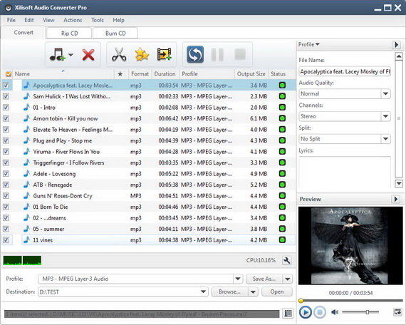 Xilisoft Audio Converter Pro 6.4.0.20121023