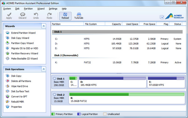 AOMEI Partition Assistant Professional Edition