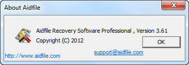 Aidfile Recovery Software Professional