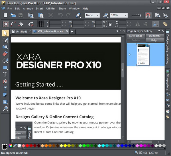 Xara Designer Pro X10