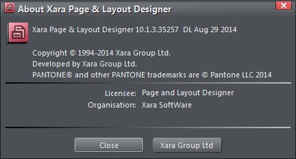 Xara Page & Layout Designer