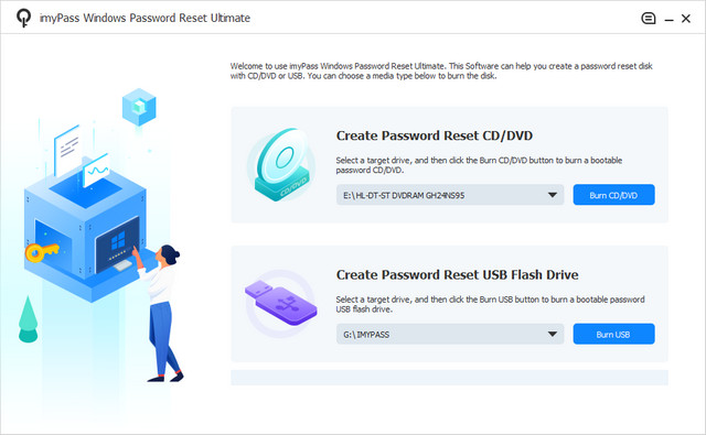 imyPass Windows Password Reset