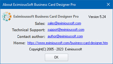 EximiousSoft Business Card Designer Pro