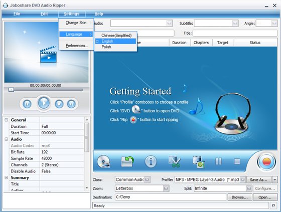 Joboshare DVD Audio Ripper