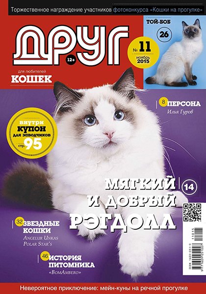 Друг для любителей кошек №11 2015