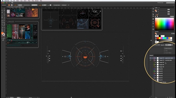 Дизайн и анимация HUD&UI1