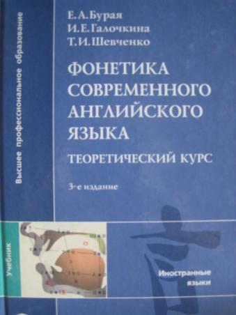 Фонетика современного английского языка. Теоретический курс