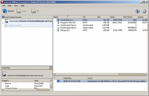 Active KillDisk Professional 10.1.1