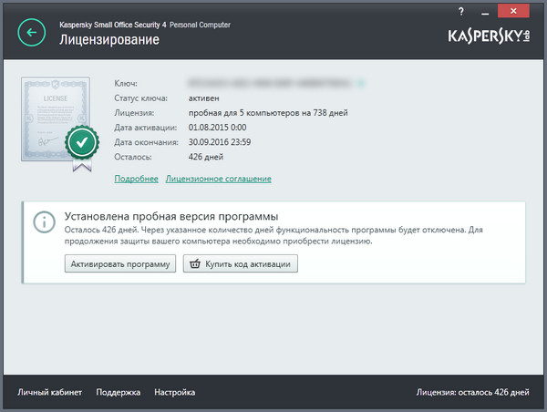 Kaspersky Small Office Security