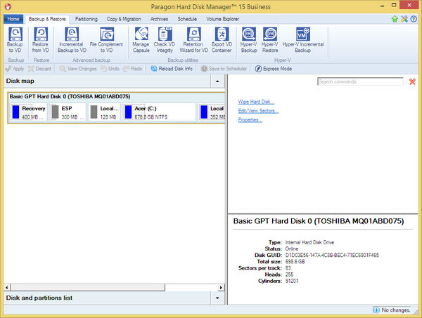 Paragon Hard Disk Manager 15 Business