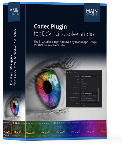 MainConcept Codec Plugin for DaVinci Resolve