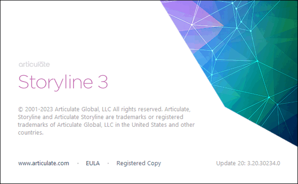 Articulate Storyline 3.20.30234.0