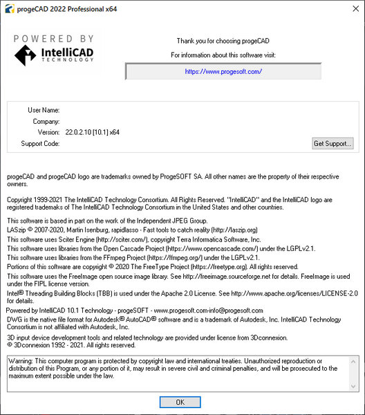 progeCAD 2022 Professional 22.0.2.10