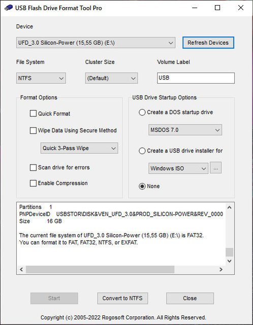 USB Flash Drive Format Tool Pro 2.0.0.688