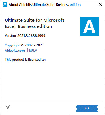 Ablebits Ultimate Suite for Excel Business Edition 2021.3.2838.1999