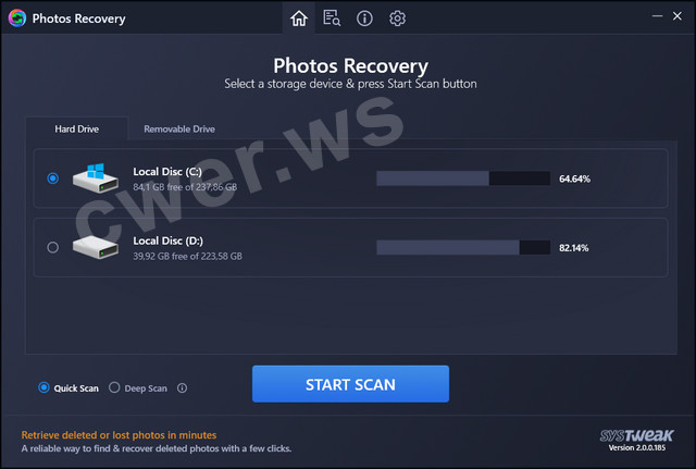Systweak Photos Recovery 2.0.0.185