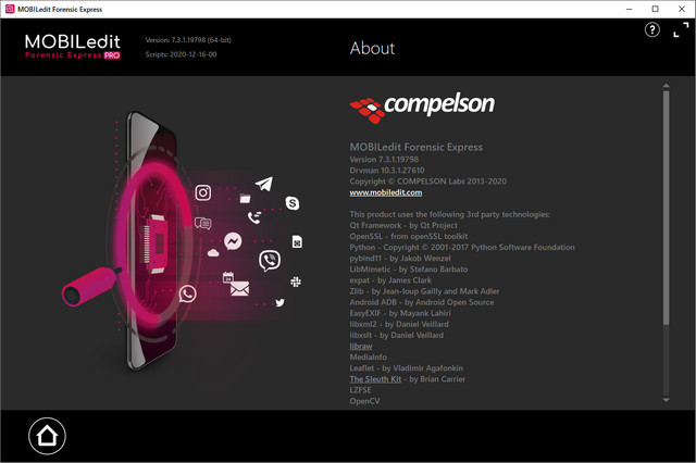 MOBILedit Forensic Express Pro 7.3.1.19798