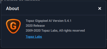 Topaz Gigapixel AI 5.4.1