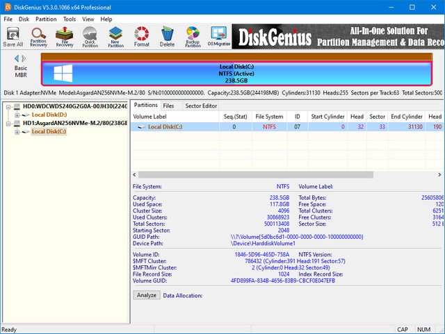 DiskGenius Professional 5.3.0.1066