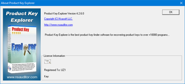 Nsasoft Product Key Explorer 4.2.6.0 + Portable