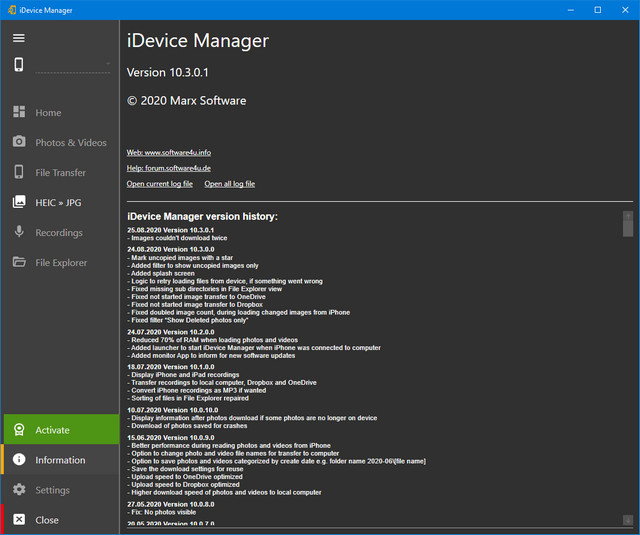 iDevice Manager Pro Edition 10.3.0.1