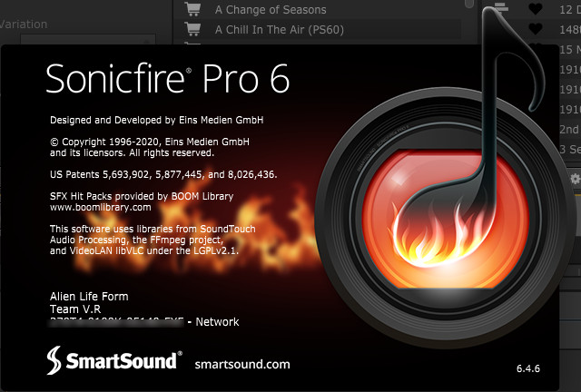 SmartSound SonicFire Pro 6.4.6