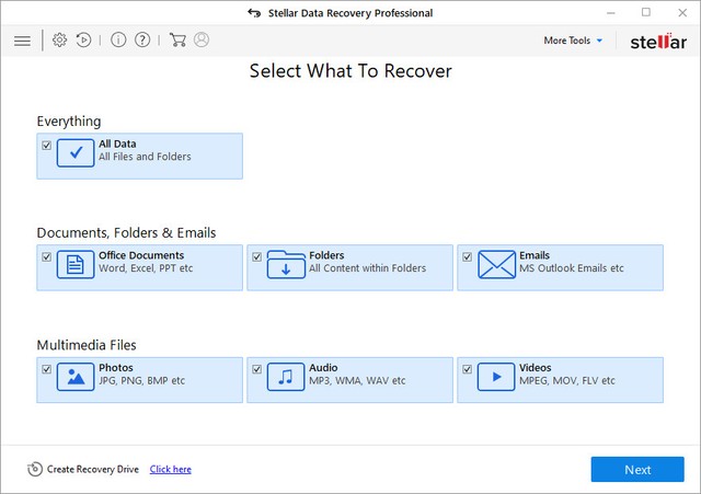 Stellar Data Recovery Professional 9.0.0.0