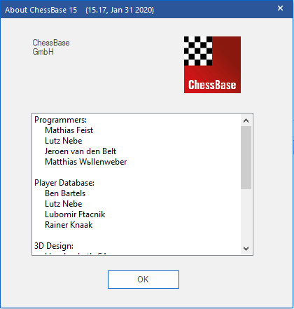 ChessBase 15.17 + Mega Database 2019