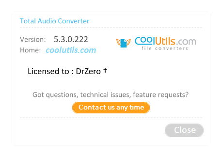 CoolUtils Total Audio Converter 5.3.0.222