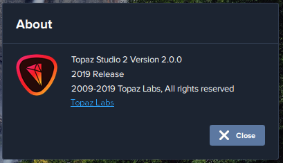 Topaz Studio 2.0.0