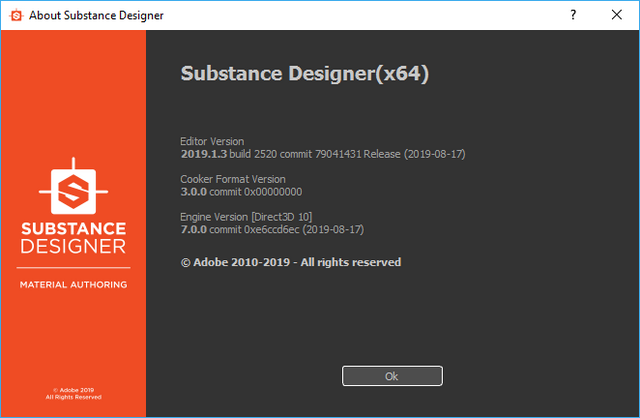 Allegorithmic Substance Designer 2019.1.3.2520