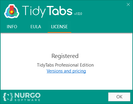 TidyTabs Pro 1.12.0