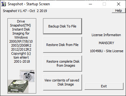 Drive SnapShot 1.47.0.18662 + Portable