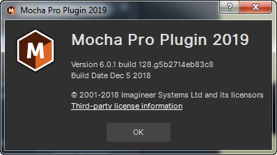 Mocha Pro 2019 v6.0.1.128