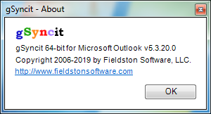 gSyncit for Microsoft Outlook 5.3.20.0