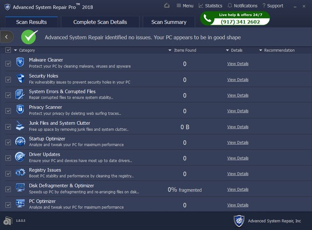 Advanced System Repair Pro 1.8.0.5