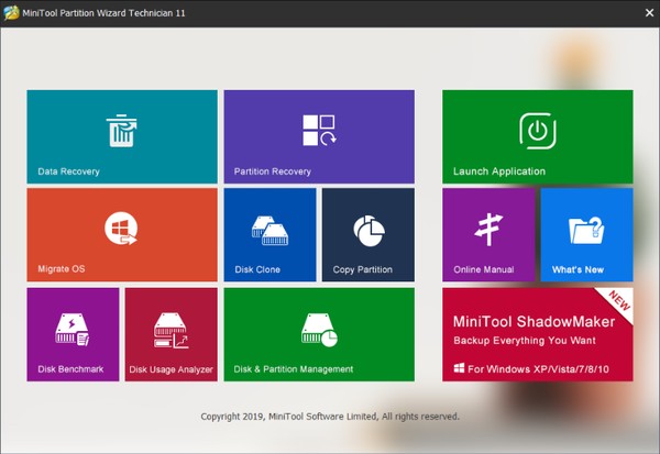 MiniTool Partition Wizard 11