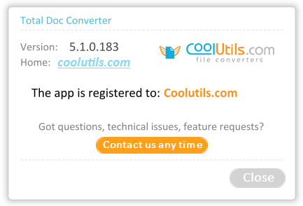 CoolUtils Total Doc Converter 5.1.0.183