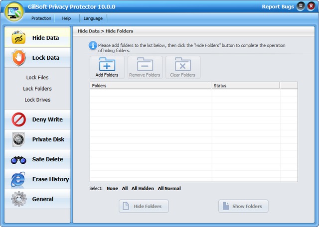 GiliSoft Privacy Protector 10.0