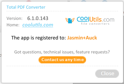 Coolutils Total PDF Converter 6.1.0.143