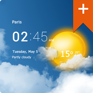 Transparent clock & weather Pro 0.90.03.08