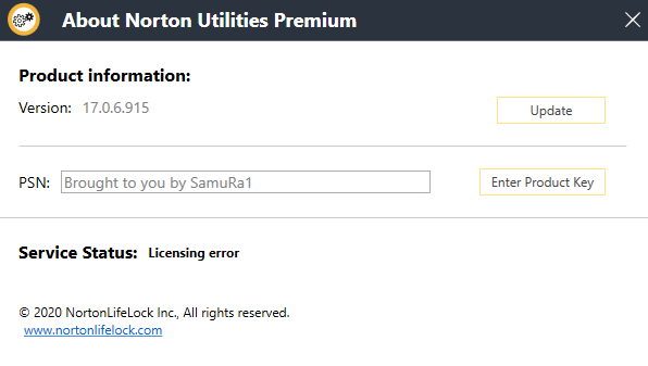 Norton Utilities Premium 17.0.6.915