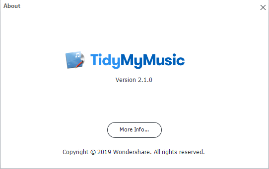 Wondershare TidyMyMusic