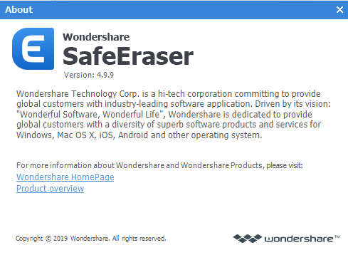 Wondershare SafeEraser