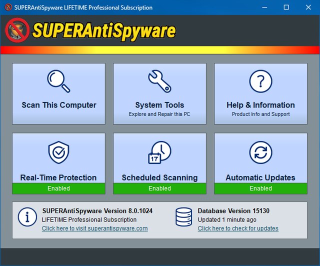 SUPERAntiSpyware Professional