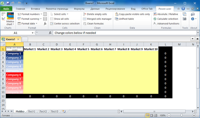 Power-user for PowerPoint and Excel