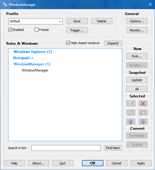 DeskSoft WindowManager